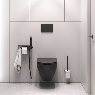 Унитаз подвесной  AM.PM Spirit V2.0 FlashClean FlashClean CK70H1103B черный